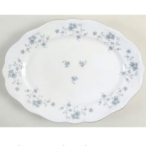 Jonathan Haviland Bavaria Germany Blue Garland 13" platter